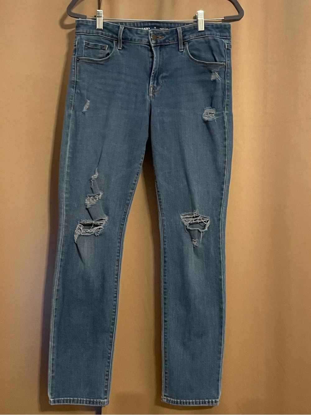 Old Navy Women’s Distressed Blue Jeans